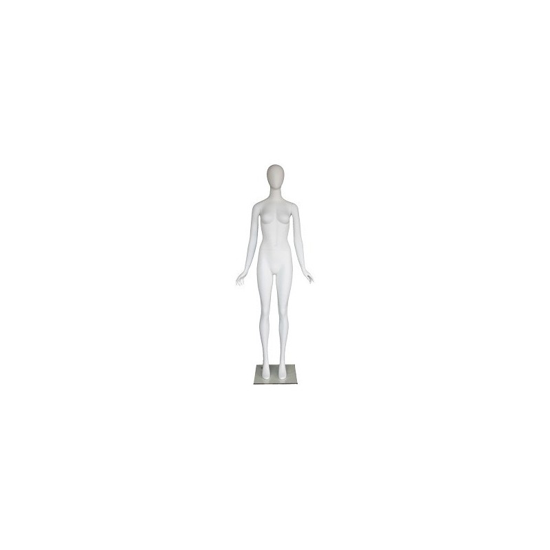 Contemporary Style Egg Head Female Mannequin -SFW70E-WT