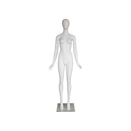 Contemporary Style Egg Head Female Mannequin -SFW70E-WT