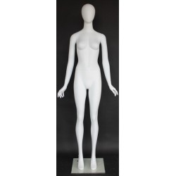 Contemporary Style Egg Head Female Mannequin -SFW70E-WT