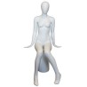 LUXE Sitting Female Mannequin Egg head Matte White -SFW98E-WT