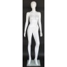 Glossy White Finish Egg Head Female Mannequin -SFW81E-GW