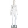 Glossy White Finish Egg Head Female Mannequin -SFW81E-GW