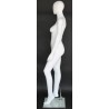 Glossy White Finish Egg Head Female Mannequin -SFW81E-GW