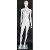 Glossy White Finish Egg Head Female Mannequin -SFW82E-GW