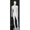 Glossy White Finish Egg Head Female Mannequin -SFW82E-GW