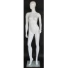 Glossy White Finish Egg Head Female Mannequin -SFW83E-GW