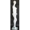 Glossy White Finish Egg Head Female Mannequin -SFW83E-GW