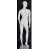 Glossy White Finish Egg Head Female Mannequin -SFW83E-GW