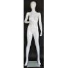 Glossy White Finish Egg Head Female Mannequin -SFW84E-GW