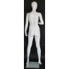 Glossy White Finish Egg Head Female Mannequin -SFW84E-GW