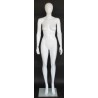 Glossy White Finish Egg Head Female Mannequin -SFW85E-GW