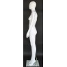 Glossy White Finish Egg Head Female Mannequin -SFW85E-GW