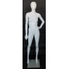 Glossy White Finish Egg Head Female Mannequin -SFW87E-GW