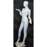 Fancy Standing Style Egg Head Female Mannequin -SFW95E-WT