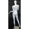 Fancy Standing Style Egg Head Female Mannequin -SFW95E-WT