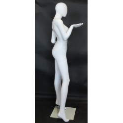 Fancy Standing Style Egg Head Female Mannequin -SFW95E-WT