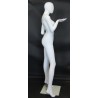 Fancy Standing Style Egg Head Female Mannequin -SFW95E-WT