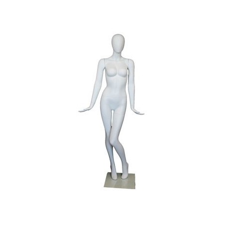 Fancy Standing Style Egg Head Female Mannequin -SFW96E-WT