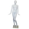 Fancy Standing Style Egg Head Female Mannequin -SFW96E-WT