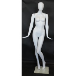 Fancy Standing Style Egg Head Female Mannequin -SFW96E-WT