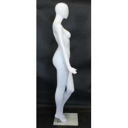 Fancy Standing Style Egg Head Female Mannequin -SFW96E-WT