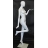 Fancy Standing Style Egg Head Female Mannequin -SFW97E-WT