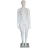 Featured Face Matte White Plus size Female Mannequin- PLUS-6 WT