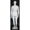 Featured Face Matte White Plus size Female Mannequin- PLUS-6 WT