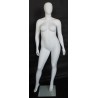 Egg Head Matte White Plus size Female Mannequin- PLUS-44