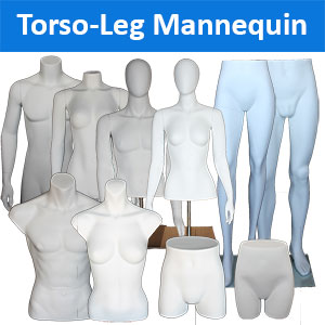 Torso Leg Form Mannequin